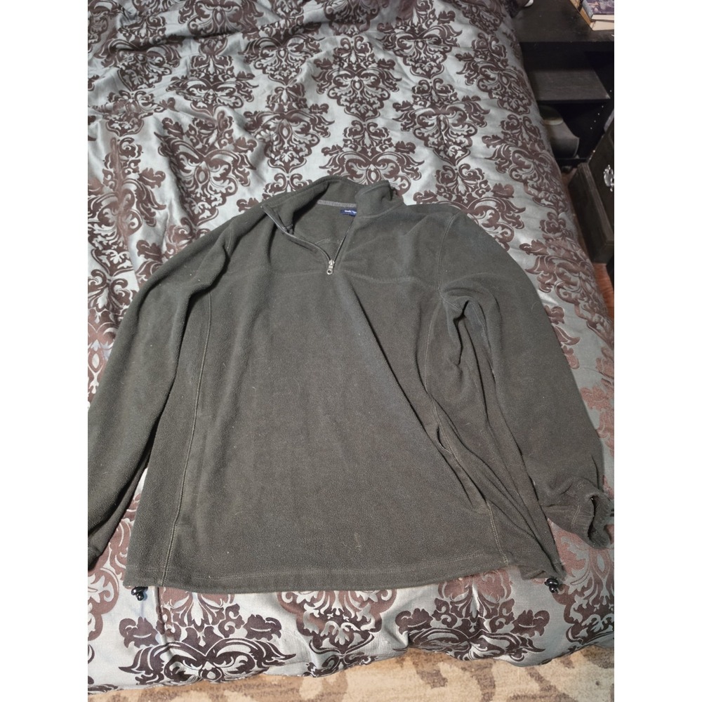 Croft And Barrow 1/4 Zip Long Sleeve Pullover Sweater X Large‎ Green